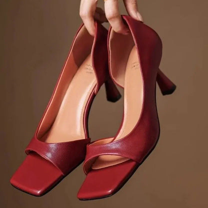 CILLIAN LEATHER HEELS