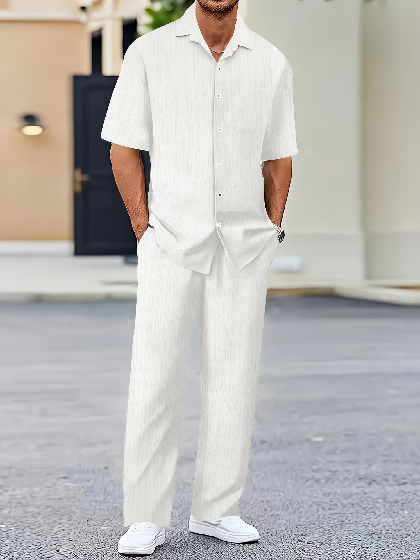 Elias Striped Two-Piece Summer Set